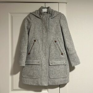 J Crew Chateau parka in Italian stadium-cloth wool